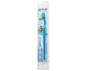 Дитяча зубна щітка paro® BABY BRUSH, ультра-м’яка, в поліетиленовій упаковці, блакитна