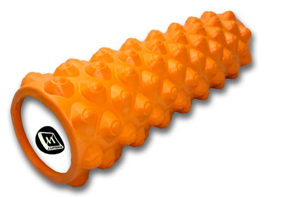 Масажний ролик EasyFit Grid Roller Extreme 45 см помаранчевий (EF-2051-OR)