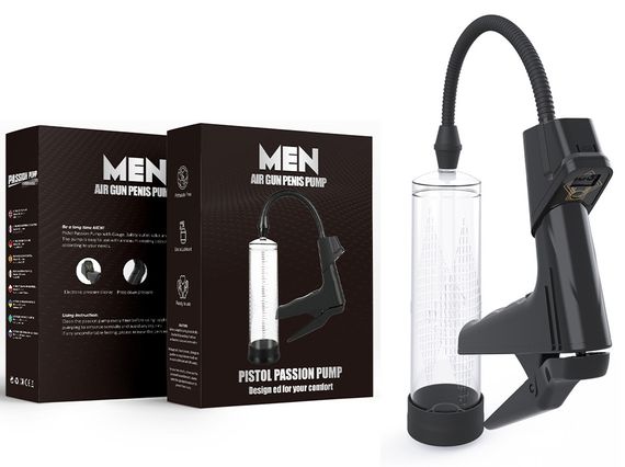 Вакуумна помпа з манометром CANWIN Men Air Gun Penis Pump - P398 sexstyle