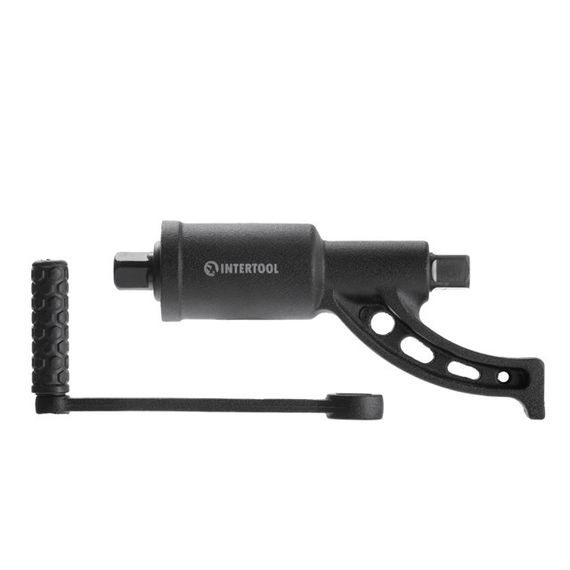 Ключ балонний роторний для вантажівок 1:68, 5200 Нм, головки 32, 33 мм, пластиковий кейс INTERTOOL XT-0002 | Зображення 5