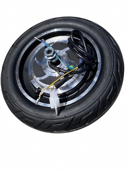 Мотор-колесо 10" для електросамоката Crosser T4 (48V, 600W/1000W) | Посилене безщіткове колесо-мотор Кроссер Т4, код 1250