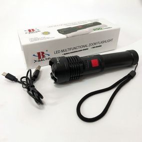 Фонарь ручной батарей X-Balog, Лед фонарик с зарядкой, Переносной ручной мощный фонарь QX-37