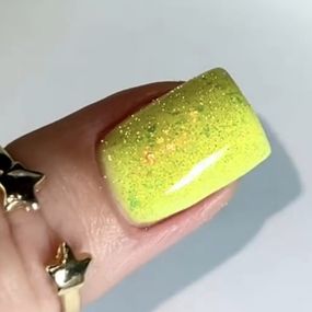 Світловідбивний рідкий полігель Crooz Crystal 04 (жовтий) 15мл