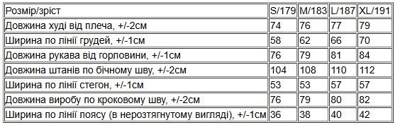 Костюм чоловічий (штани+худі) Носи своє S/179 Чорний (p-15910-182593) | Зображення 3