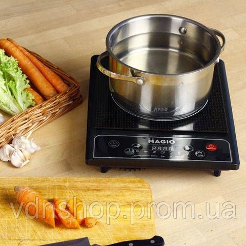 Кухонна плита для маленької кухні MAGIO, Портативна електрична електроплита, Електро електроплити SJ-77 | Зображення 3