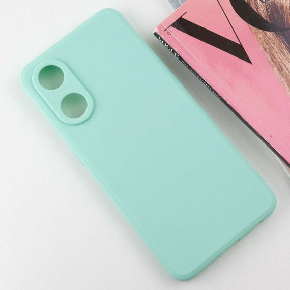 Силіконовий чохол Candy Full Camera для Oppo Reno 8 T 4G Зелений / Menthol | Зображення 1
