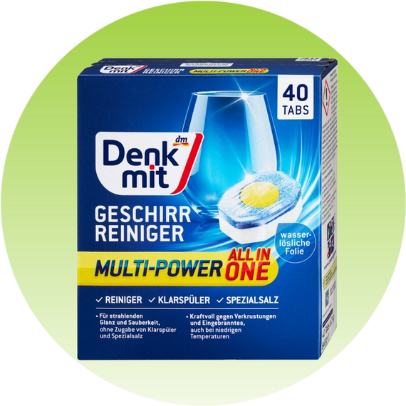 Таблетки до посудомийних машин Denkmit Multi-Power 12, 40 шт