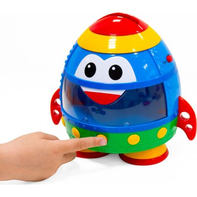 Развивающая игрушка Kiddi Smart Интерактивная обучающая игрушка Smart-Звездолет украинский и английский язык (344675) | Зображення 4