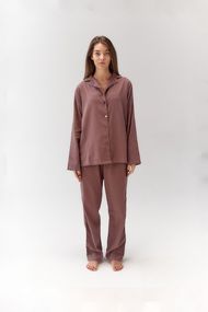 Піжама Lotus Home 10719 Туреччина С  Бавовна Сливовий