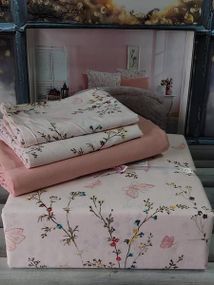 Постельное белье Belizza Olive Фланель Хлопок Полуторный размер