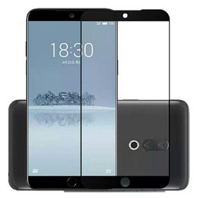 Захисне скло 2.5D на весь екран для Meizu 15 Plus колір Чорний