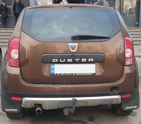 Брызговики задние (2 шт) для Dacia Duster 2008-2018 гг | Зображення 1
