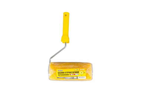 Валик структурный поролоновый Mastertool - 80 х 180 мм с ручкой (92-6103) | Зображення 2