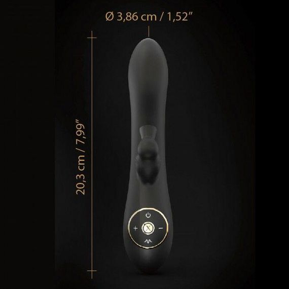 Вакуумный вибратор-кролик Dorcel DIVINE RABBIT с вибрацией, 10 режимов вибрации: 3 режима вакуума Sex Aura | Зображення 4