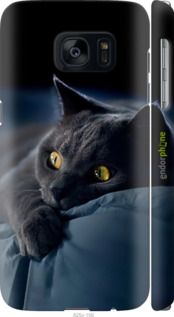 Чохол на Samsung Galaxy S7 G930F Димчастий кіт "825m-106-2448"