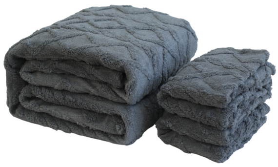 Набір текстилю Soho Ковдра 200х220 см + 2 наволочки 50х70 см Romance Gray | Зображення 1