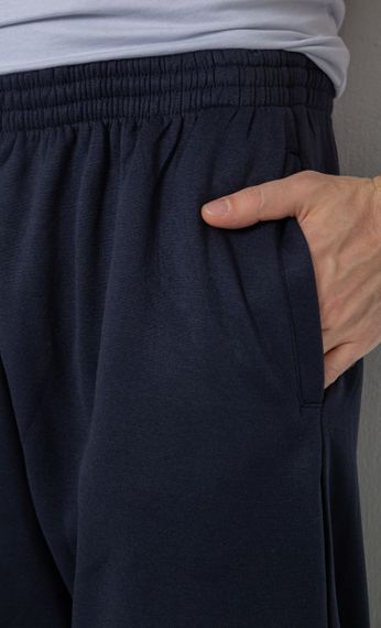 Спортивные штаны мужские на флисе, цвет темно-синий, 244R0025 | Зображення 4