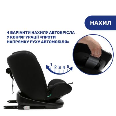 Автокресло Chicco Mokita i-Size, гр. 1/2/3, чорне (8058664167401) (87033.95) | Зображення 6