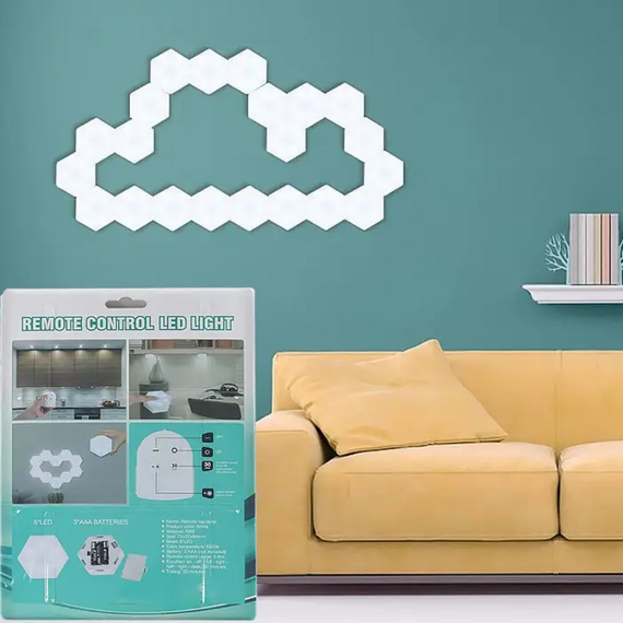 Бездротові сенсорні світлодіодні лампи з пультом дистанційного керування Led Light 15 W, комплект із 3 автономних світильників | Зображення 9