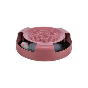Іграшка Trixie Catch The Mouse для котів Трек ігровий з плюшевою мишкою пластик 25х6 см