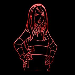 Акриловий світильник-нічник Сакура Харуно червоний tty-n001103