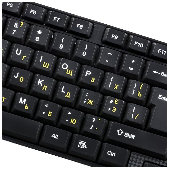 Клавіатура Piko KB-005 USB Black (1283126472459) | Зображення 1