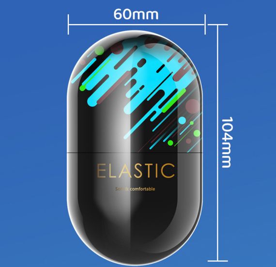 Мастурбатор-капсула ELASTIC Cloud Touch наделастичний, з рельєфною текстурою | Зображення 5