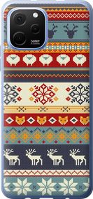 Чехол на Huawei Nova Y61 Рождественский орнамент "3303u-2983-17620"