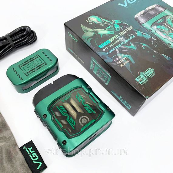 Бритва для сухого бритья, Профессиональная мужская электробритва, Мужская влагостойкая электробритва IX-52 | Зображення 3