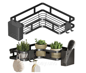 Угловые полки для ванной Corner Shower Caddy ∙ Компактное и удобное хранение аксессуаров Corner Shower Caddy