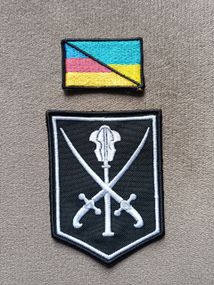 Шеврон на липучке / комплект (шеврон+флажок)