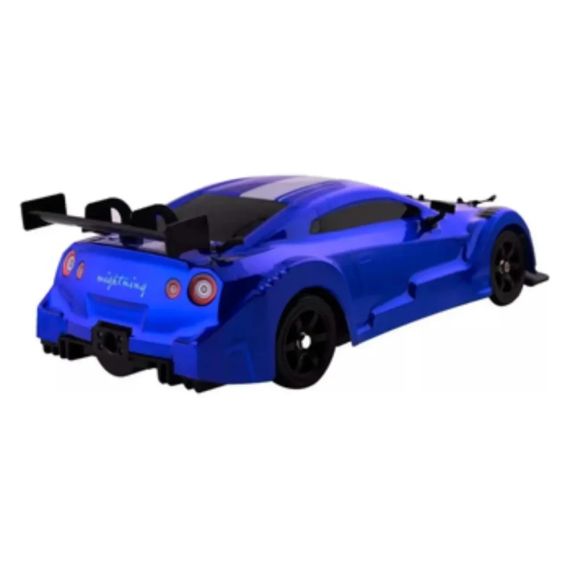 Машинка на радіоуправлінні Nissan GT-R 4WD 1:16, синя – для дрифту та перегонів | Зображення 2