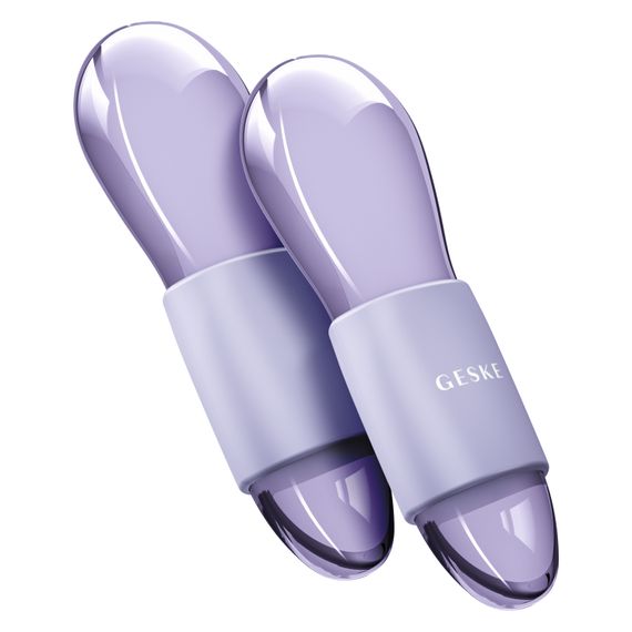 Подвійний масажер для очей GESKE Cool&Warm Duo Eye Massager 7в1 starlight, Фіолетовий | Зображення 5