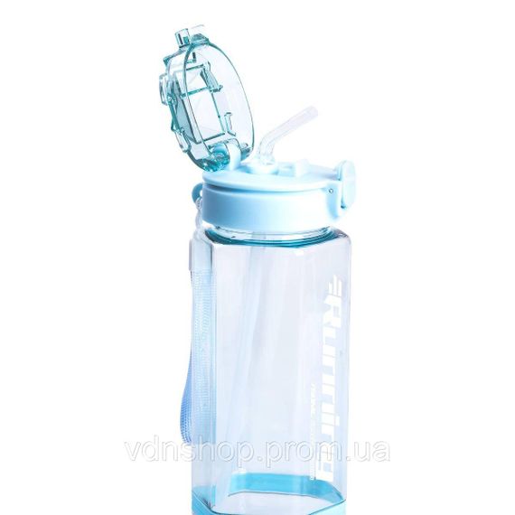 Пляшка для води багаторазова 760 мл пляшечка з трубочкою для спорту та школи HP-14-48TU | Зображення 3