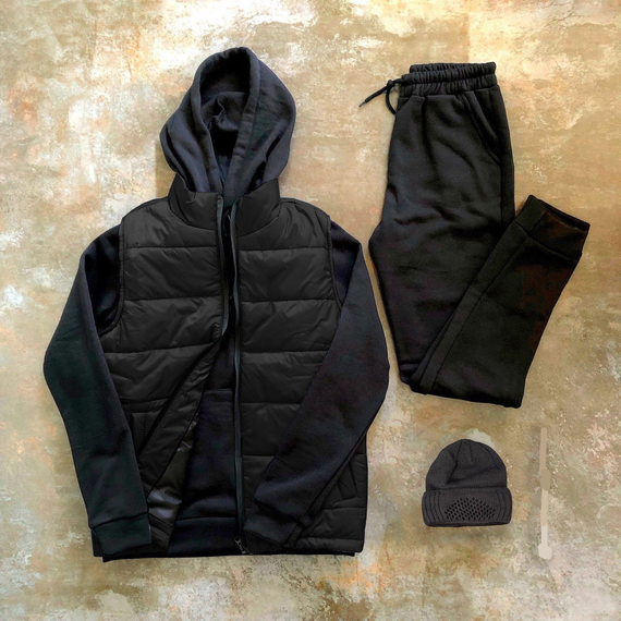 Комплект КЖШ (КОСТЮМ ЗИМА+ЖИЛЕТКА+ШАПКА) основной S M