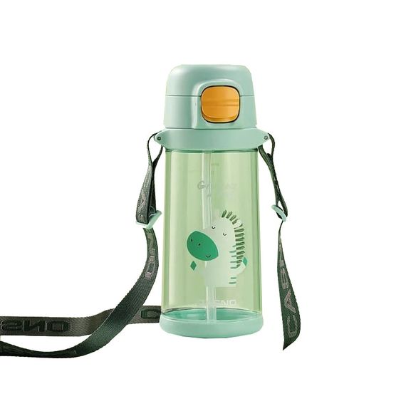 Пляшка для води CASNO 690 мл KXN-1219 Зелена (Зебра) з соломинкою TRITAN | Зображення 9