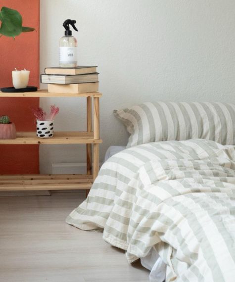 Комплект постільної білизни SoundSleep Stonewash Wood Aura євро ранфорс 200х220 см бежевий (2800004645331) | Зображення 1