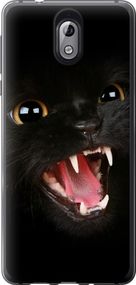 Чехол на Nokia 3.1 Чёрная кошка "932u-1530-17620"