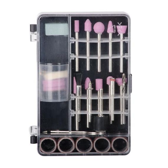 Комплект аксесуарів для гравера WT-0516, DT-0517, 42 од. INTERTOOL BT-0012 | Зображення 1