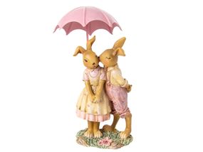 Статуетка Rabbits in Love Pink