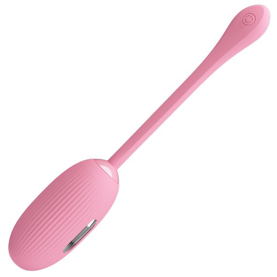 Віброяйце - Pretty Love Doreen Electric Shock Egg Light Pink (App) | Зображення 3