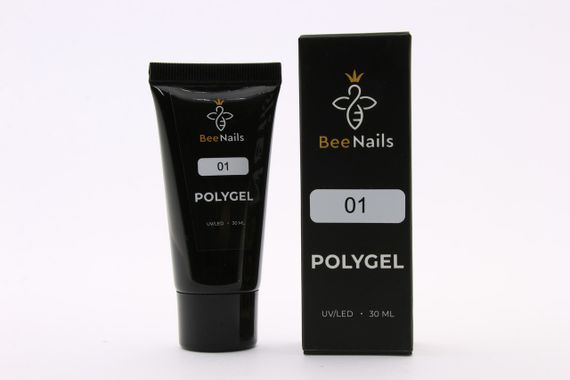 Полігель Bee Nails №01 (прозорий) в тюбику 30мл