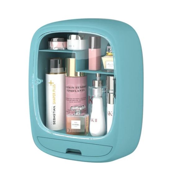 Органайзер для косметики настінний U-Beauty Wall Cosmetic Box підвісний б'юті бокс із прозорими дверцятами та ящик | Зображення 3