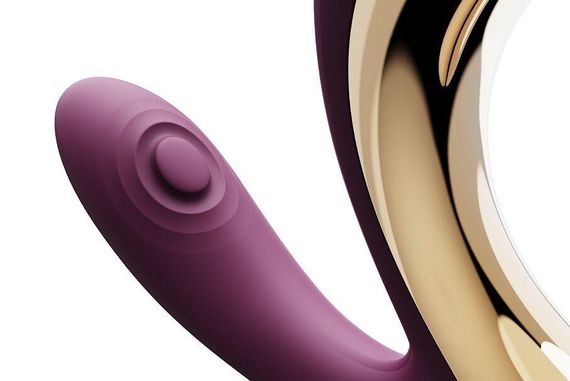 Вібратор-пульсатор з вакуумною насадкою Zalo – Talis G-Spot PulseWave Vibrator Velvet Purple Sex Aura | Зображення 3