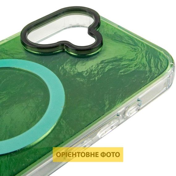 Чохол TPU Shiny Mountain (MagFit) для Apple iPhone 17 (6.3") Green | Зображення 3