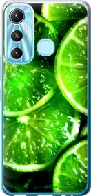 Чохол на Infinix Hot 11 Зелені часточки лимона "852u-2762-2448"