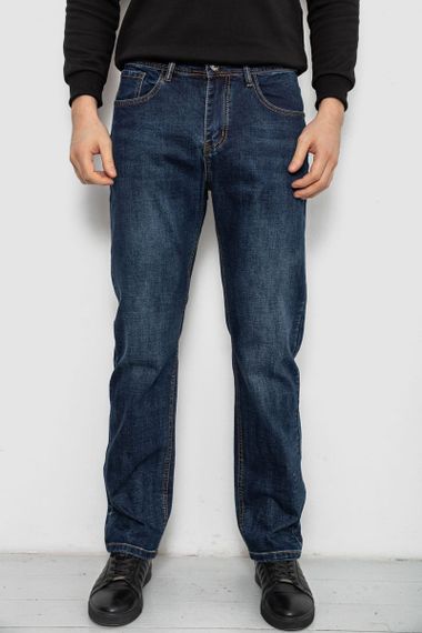 Джинсы мужские прямого кроя, цвет синий, 244R9902