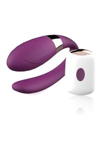 Вібратор для пар - V-Vibe Purple, USB, 7 Function, Remote Control Sex Aura