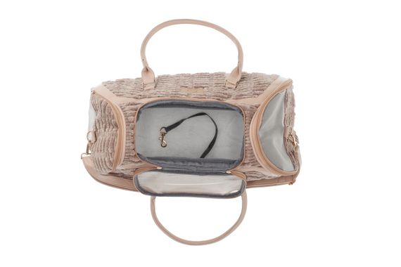 Сумка-переноска для собак і котів Misoko&Co, 51.5 см х 27 см х 25.5 см, коричневий | Зображення 4