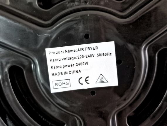 Аерогриль фритюрниця мультипіч на 6 літрів 2400 W KZG31 сенсорна | Зображення 6
